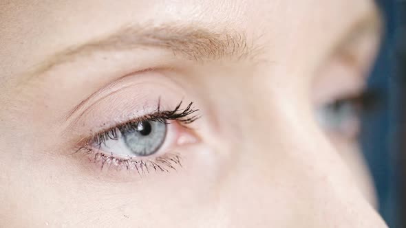 Woman Having Her Eyes Examined