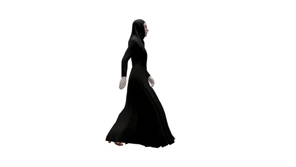 Arabic Woman Walking