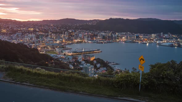 Wellington city centre timelapse