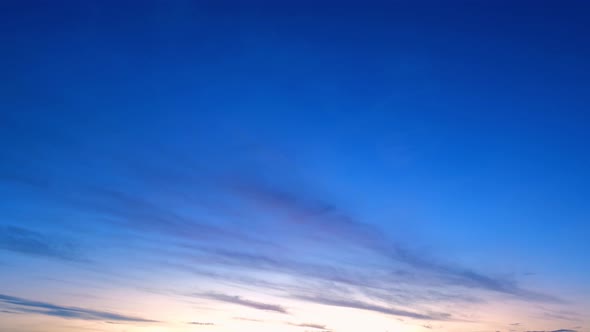 4K UHD : Timelapse of beautiful sky with clouds background