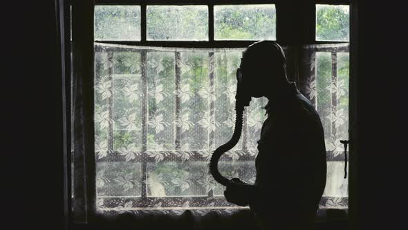 The Man In a Gas Mask