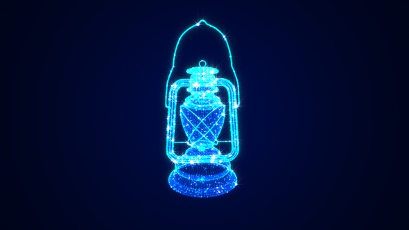 Oillamp 3D Hologram