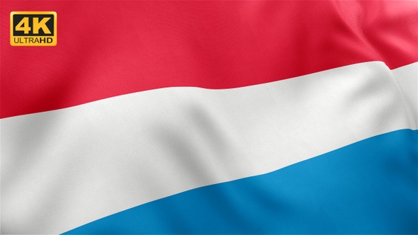 Luxembourg Flag - 4K