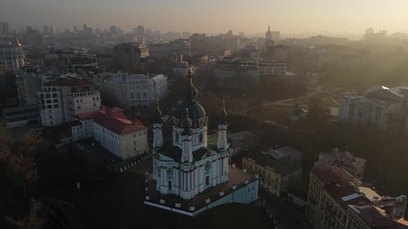 Aerial View From a Drone of St