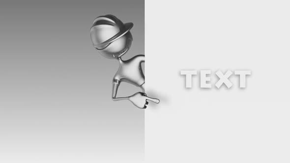 Silver 3D Man - Billboard Show 4 alt