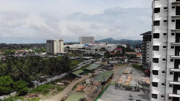 Aerial View of Buildings in the Philippines