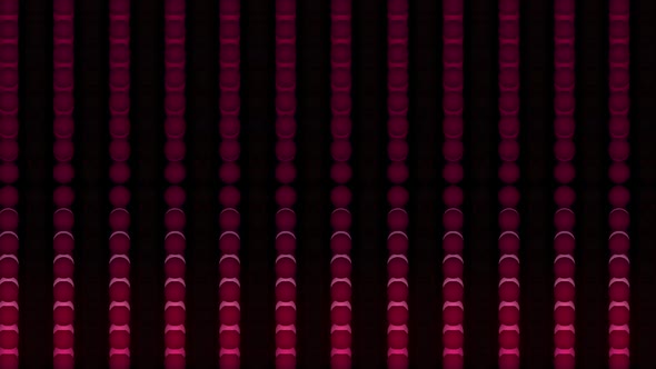 Glowing Colorful Dots Pixels Art Neon