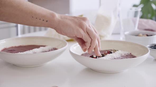 Woman preparing some delicious food