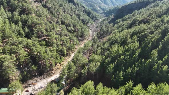 Canyon in the mountains Turkey Alanya 4 K