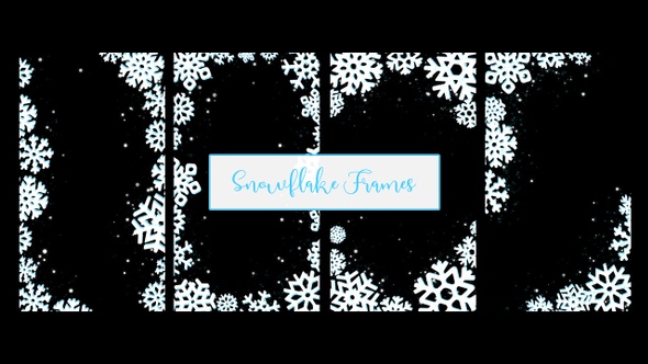 Snowflake Frames - 4 In 1