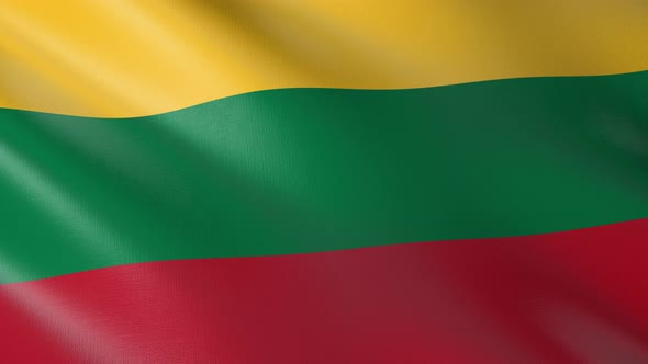 Flag of The Lithuania