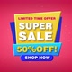 Super Sale Shop Now 50% Off Limited Time Offer 4k 60fps Looped - VideoHive Item for Sale