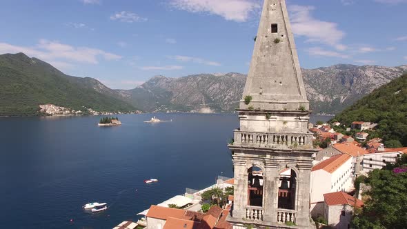Aerial View of the Bell Tower of St