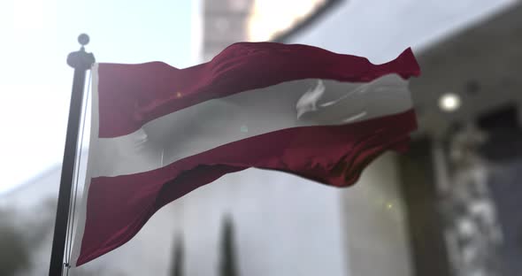 Latvian national flag. Latvia country waving flag