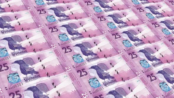 Seychelles Banknotes Money / 25 Seychellois Rupee 4K