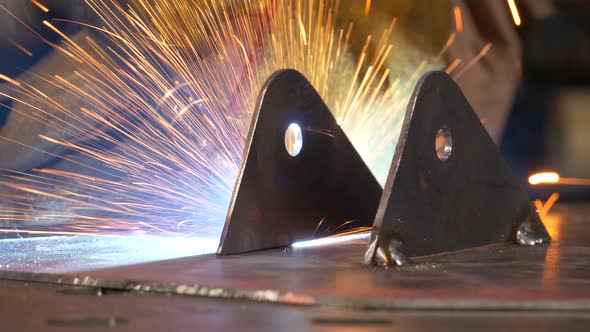 welding of iron parts