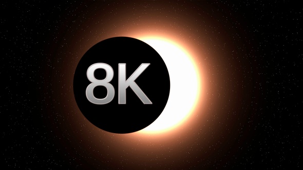 8K Solar Eclipse