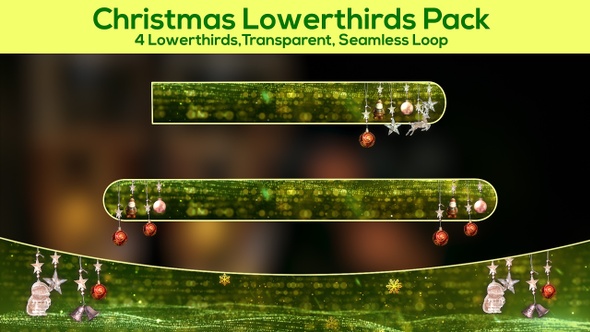 Christmas Lower Thirds V1