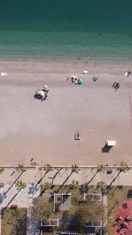 Beach at the Seaside Resort Town