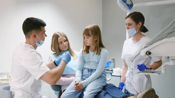 Mom and Baby at the Dentist