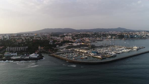 Harbor and City of Cascais, Portugal