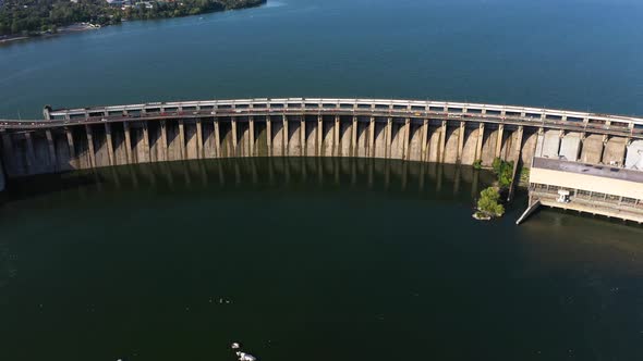 City Traffic on the Hydroelectric Dam