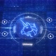 Uniswap animated logo. Uni cryptocurrency animation. 3D video of crypto in digital world. - VideoHive Item for Sale