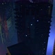 Drone view of a futuristic city at night - VideoHive Item for Sale
