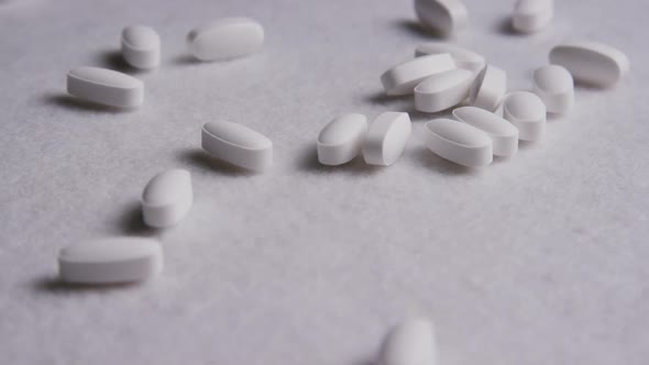 Rotating stock footage shot of vitamins and pills - VITAMINS 0040