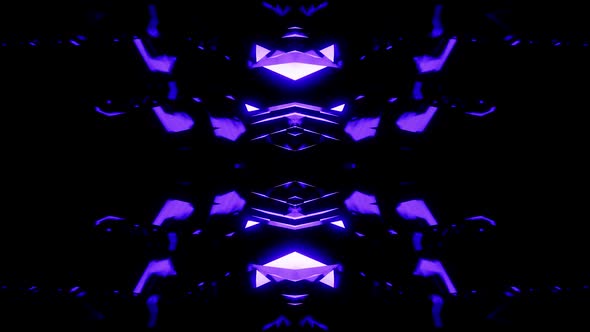 Future Cyberpunk Purple Equalizer Vj Loop Background HD