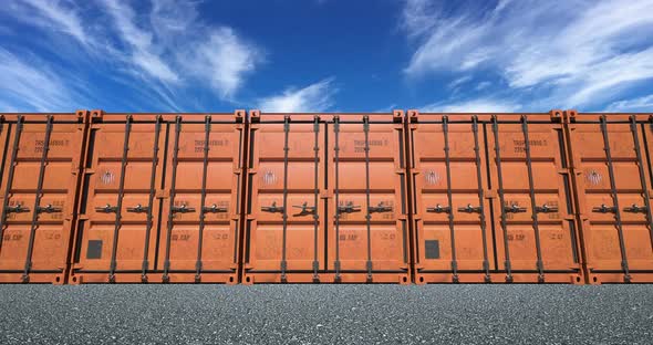 Shipping Container Doors Opening