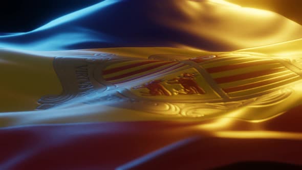 Andorra Stylized Flag