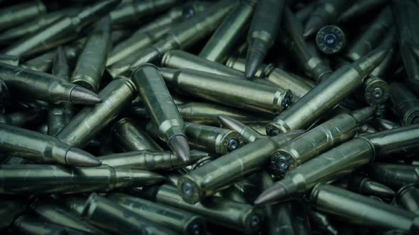 Bullets Pile - War Conflict Concept