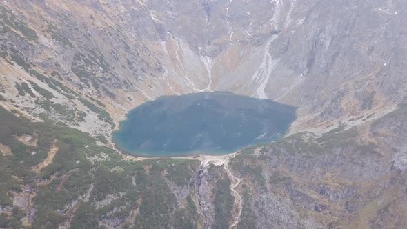 Black Lake Czarny Staw Tatra Mountains, Poland