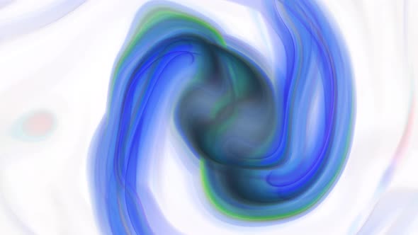 Abstract Background Blue Color Ink Smoke Animation