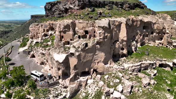 Cappadocia aerial view 4 K Awesome Background