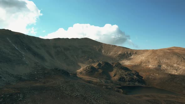 Mountain and blue sky