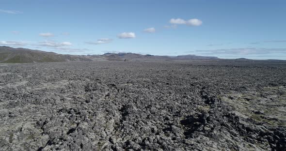 Lava Field in the Southeast Part of Iceland