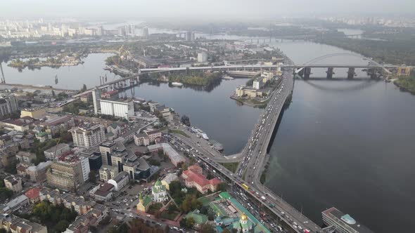 Kyiv - the Capital of Ukraine. Aerial View. Kiev