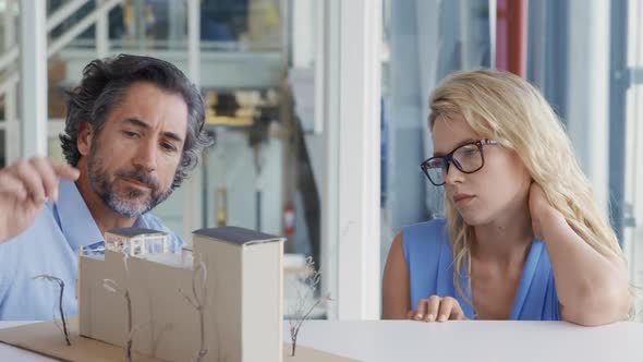 Architects working together in an office