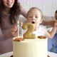 Cute Little Child Girl Is Blowing the Candles on Birthday Cake - VideoHive Item for Sale