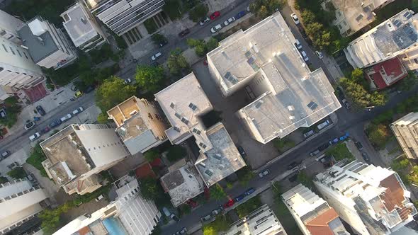 Top Down View Of Appartment Buildings