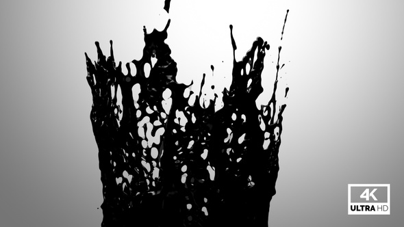 Black Paint Crown Splash & Falling Down alt