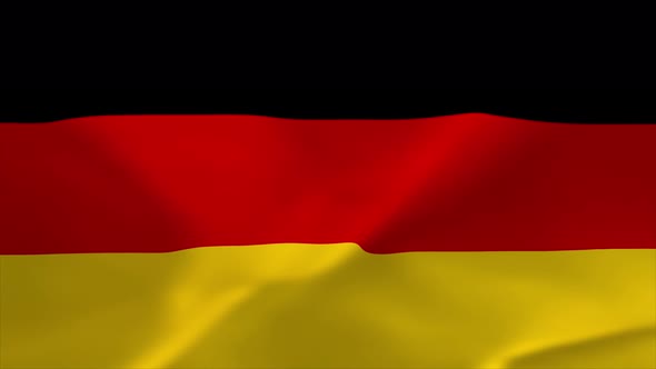 Germany Waving Flag Animation 4K Moving Wallpaper Background