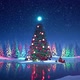 Christmas Snow at night - VideoHive Item for Sale