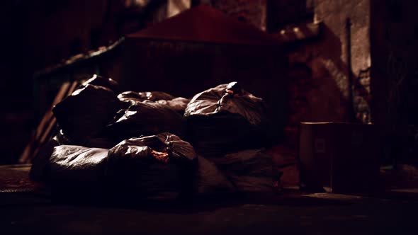 Abandoned Industrial Buildings of Old Factory alt