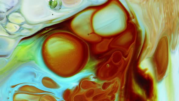 Abstract Colorful Food Paint Diffusion Spread 020