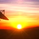 Radio Telescope Explores Evening Sky Against Scenic Sunset - VideoHive Item for Sale