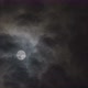 Moon at night with moving clouds - VideoHive Item for Sale