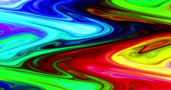 Seamless background. Fluid art. Abstract colorful design. Сolorful animation. Liquid texture moving